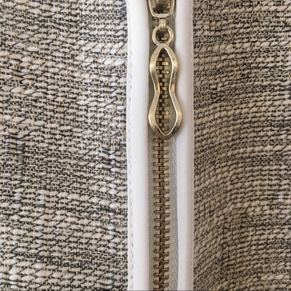 NWOT Laura Tweed Collarless Zip Up Blazer - Picture 5 of 7